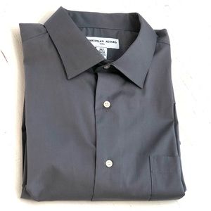 Christian Aujard Mens Grey XLT Dress Shirt
